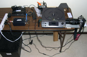 Complete 35mm Slide to Digital Image Conversion Setup Using a Carousel Projector